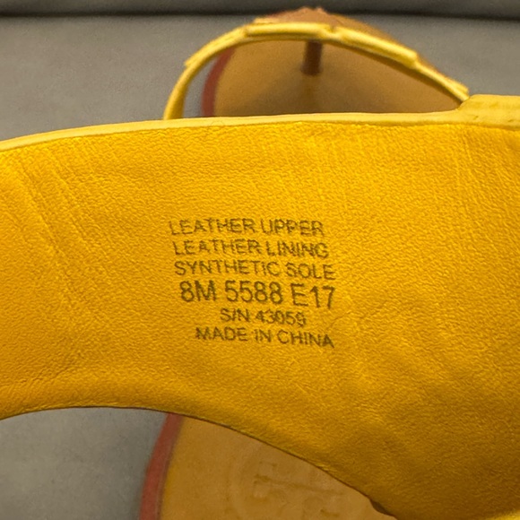 Tory Burch / Jamie Leather Sandals - Picture 4 of 5